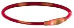 Kaelarihm koertele Trixie USB Flash Light Ring, mitmev&auml;rviline, 400 mm x 8 mm, S-M