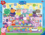 Pusle Ravensburger Peppa Pig, 24 cm x 32 cm, 39 tk, mitmev&auml;rviline