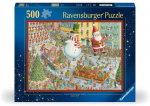 Pusle Ravensburger Here Comes Christmas, 36 cm x 49 cm, 500 tk, mitmev&auml;rviline
