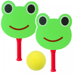 V&auml;lispordi m&auml;nguasjade komplekt, tennise komplekt Frog, roheline v.