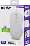 Juhtmega m&auml;nguhiir Fury Tanto T4 (NFU-2200), usb type-a, valge v.