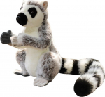 Pehme m&auml;nguasi leemur Lean Toys, hall v., 28 cm