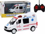 M&auml;ngu kiirabiauto Lean Toys City, valge v.