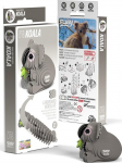 3D-pusle Koala, 6 cm x 5 cm, 32 tk, hall v.