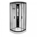 Du&scaron;ikabiin AMO-0308C, massaaži, pool&uuml;mar, 90 cm x 90 cm x 215 cm