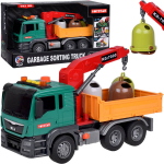 M&auml;nguasja pr&uuml;giauto Toystar Garbage Sorting, punane/kollane/roheline
