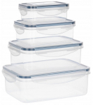 Toiduainekarbi komplekt Vilde 229244, 0.240 - 1.5 l, 4 tk