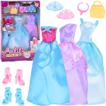 Riiete komplekt nukule Anlily Princess Dress Up, mitmev&auml;rviline