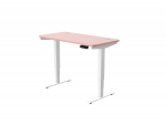 Arvutilaud reguleeritava k&otilde;rgusega Desktronic HomePro 40 855, 160 cm x 80 cm, 126 cm, valge v./roosa v.