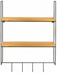 Seinariiul Kalune Design Cm-071-A, pruun v./must v., 58 cm x 42 cm x 15 cm