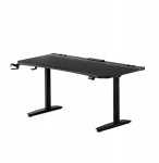 S&uuml;learvutilaud reguleeritava k&otilde;rgusega Diablo Chairs X-Forge 1600, 160 cm x 70 cm, 73 - 120 cm, must v.