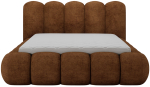 Voodi kahekohaline Oloroso Plush Avexin 30, 160 x 200 cm, telliskivi punane v., ilma madratsita, p&otilde;hjalippidega