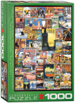 Pusle Eurographics Travel Around the World Vintage Posters, 67.6 cm x 48.9 cm, 1000 tk, mitmev&auml;rviline