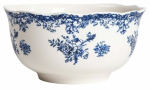 Serveerimiskauss Homla Lourry 245147, 450 ml, 14 cm x 14 cm, &Oslash; 14 cm, sinine v./valge v., portselan