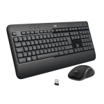 Juhtmevaba klaviatuuri ja hiire komplekt Logitech MK540, EN, must v.