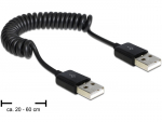 Juhe Delock USB / USB USB 2.0 A male, USB 2.0 A male, 0.6 m, must v.