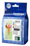 Tindiprinteri kassett Brother LC3213, sinine v./must v./kollane v.