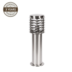 Vabalt seisev v&auml;lisvalgusti Domoletti GPL/EL, 100W, E27, IP44, roostevaba teras v., 15 cm x 50 cm