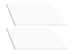 Riiul, 37.5 cm x 51.4 cm, valge, 2 tk