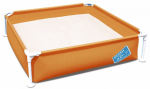 Bassein, raamiga/laste Bestway My First Frame Pool 56217, sinine v./roheline v./oranž v. 122 cm x 122 cm x 30.5 cm