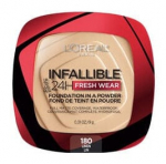 Kompaktne pulber L&rsquo;Or&eacute;al Paris Infallible 24H Fresh Wear, 180 rose sand, 9 g