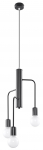 Valgusti rippuv Sollux Duomo 3M, E27, 3 x 60 W, must v.