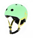 Rulluisutaja kiiver Scoot and Ride Kiwi, 45-51 cm, kollane v./roheline v.