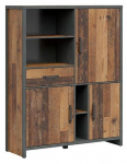 Kapp Weston S483-REG3D1S-SOSTC/MTA, pruun v./tumehall v., 120 cm x 40 cm x 150 cm