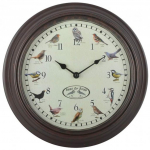 Kvartsseinakell VLX Best for Birds, pruun v./valge v., 30.1 cm x 30.1 cm, 30.1 cm