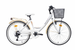 Jalgratas linna- Bottari Parma 77040, 24 ", valge v./beež v.