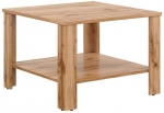 Kohvilaud Odette, pruun v., 67.5 cm x 67.5 cm x 47.5 cm