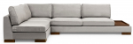 Nurgadiivan Kalune Design Tulip With Pouf, helehall v., vasak, 313 x 193 cm x 80 cm