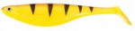 Kummist kala Jaxon Intensa Hegemon Soft 1219209, 11 cm, must v./kollane v.