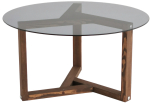 Kohvilaud Kalune Design Miro, pruun v., 75 cm x 75 cm x 40 cm