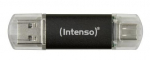 USB m&auml;lupulk Intenso Twist Line, antratsiit v./l&auml;bipaistev v., 128 GB