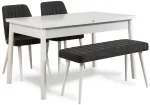 S&ouml;&ouml;gitoa komplekt Kalune Design Santiago 1053 - 3 B, valge v./antratsiit v.
