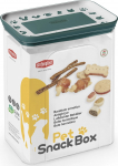 Lemmikloomatoidu s&auml;ilituskast Zolux Snack Box, 2.2 l, 15.5 cm x 10 cm x 19.5 cm, valge/roheline