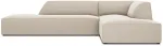 Nurgadiivan Micadoni Home Ruby Modular 4 Seats, hele pruun v., parem, 273 x 180 cm x 69 cm