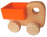 L&uuml;katav m&auml;nguasi Wood&Joy Mini Truck, 6.5 cm, oranž