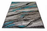 Vaip sise Fruzan 02, must v./hall v./t&uuml;rkiissinine v., 300 cm x 200 cm