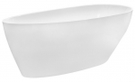 Vann, teisaldatav Besco Goya, 170 cm x 72 cm x 61 cm, ovaalne, valge
