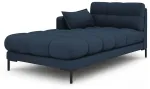 Diivan Micadoni Home Mamaia Chaise Longue, s&uuml;gavsinine v., vasak, 185 x 105 cm x 75 cm