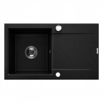 K&ouml;&ouml;givalamu Invena Tesalia, graniit, 76 cm x 44 cm x 16 cm, must