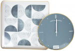 Kvartsseinakell Home4you Nora, hall v., 60 cm x 40 cm