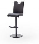 Baaritool MC Akcent Alesi, matt, must v., 51 cm x 42 cm x 91 cm