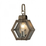 &Otilde;ue seinavalgusti Quintiesse Heath, 40W, E27, IP44, pronks v., 26.7 cm x 41.8 cm