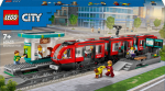 Konstruktor LEGO&reg; City Kesklinna tramm ja jaam 60423, 811 tk