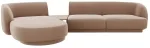 Mooduldiivan Micadoni Miley Blu40, pruunikas v., vasak, 300 x 144 cm x 70 cm