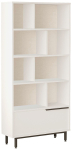 Raamaturiiul Kalune Design ON4-W, valge v./must v., 175.6 cm x 29.5 cm x 83.9 cm