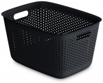 Hoiukorv, esemete hoidmiseks Orplast OpenStore, must v., 39 x 29 x 22 cm